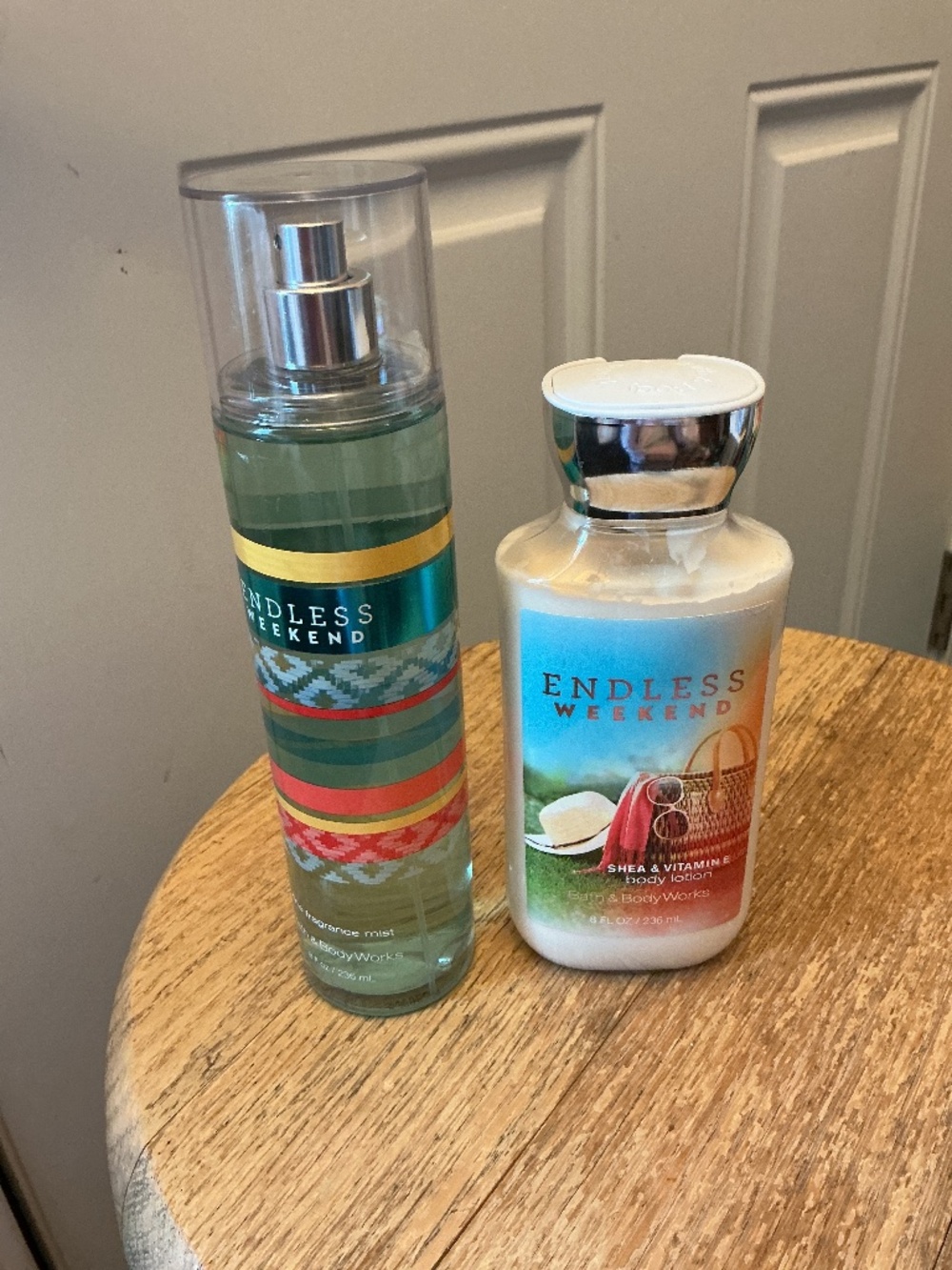 Bath & Body Works Endless Weekend Set Fine Fragrance Mist and Body Lotion